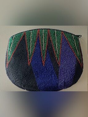 Y&S Original Beaded Vintage Holiday Party Beaded Women’s Clutch